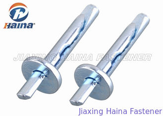 Zinc Plated Carbon Steel Expansion  / Ceiling Anchor Nail For Construction Anchor Bolt