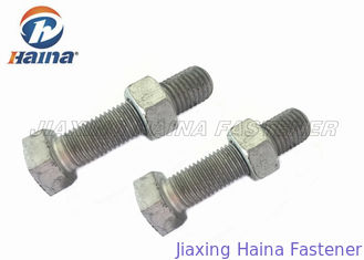 Hot Dip Galvanized carbon steel 4.8 8.8 Hex head bolt and washers