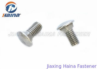 SS304 M8 Full Thread Square Neck Bolts 50mm Length carriage bolts
