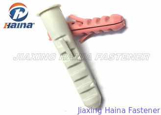 Rubber Chemical Resistance Plastic Wall Plug / Expansion Anchor Bolt