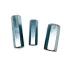 Lo zinco bianco del acciaio al carbonio DIN6334 ha placcato il dado di accoppiamento di superficie polacco della sfortuna