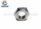 Stainless Steel Hex Nuts SS304 SS316 , Hexagon Thin Nuts Chrome Plated DIN 936