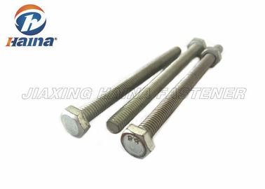 Viti a testa cilindrica galvanizzate della sfortuna della immersione calda DIN933 M12x130 Gr.8.8 dei bulloni della testa esagonale