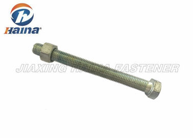 Viti a testa cilindrica galvanizzate della sfortuna della immersione calda DIN933 M12x130 Gr.8.8 dei bulloni della testa esagonale