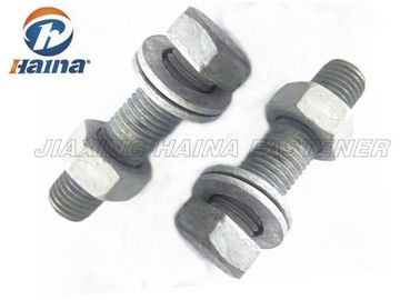 La giusta testa esagonale del filo serra il colore grigio placcato zinco M16 * 85 per l'industria chimica