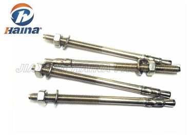Testa rotonda M6 * 100 ancore concrete solide del cuneo di acciaio inossidabile di A2 A4