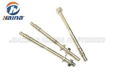 Testa rotonda M6 * 100 ancore concrete solide del cuneo di acciaio inossidabile di A2 A4
