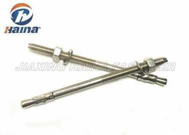Testa rotonda M6 * 100 ancore concrete solide del cuneo di acciaio inossidabile di A2 A4
