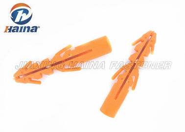 Bullone d'ancoraggio concreto di plastica giallo di resistenza di invecchiamento di espansione 7x35