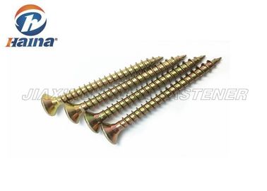 Lo zinco giallo delle viti autofilettanti della testa di Csk dell'azionamento di DIN7505 5X30mm Pozi ha placcato la lunghezza di 30MM
