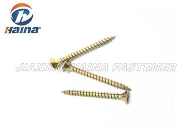 Lo zinco giallo delle viti autofilettanti della testa di Csk dell'azionamento di DIN7505 5X30mm Pozi ha placcato la lunghezza di 30MM