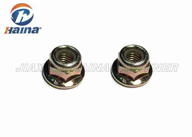 Rivestimento placcato zinco di nylon di riserva del acciaio al carbonio del controdado M16 dell'inserzione della flangia della sfortuna
