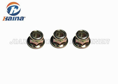 Rivestimento placcato zinco di nylon di riserva del acciaio al carbonio del controdado M16 dell'inserzione della flangia della sfortuna