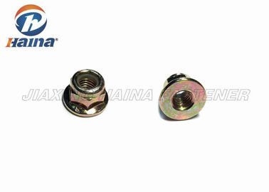 Rivestimento placcato zinco di nylon di riserva del acciaio al carbonio del controdado M16 dell'inserzione della flangia della sfortuna