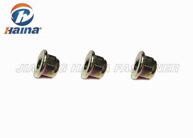 Rivestimento placcato zinco di nylon di riserva del acciaio al carbonio del controdado M16 dell'inserzione della flangia della sfortuna