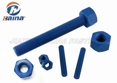 Il acciaio al carbonio di ASTM A193 B7 B7M completamente ha infilato Rod Nuts Stud Bolts ed i dadi