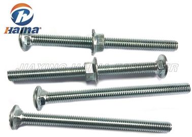 La vettura quadrata Zinc Plated Carriage del collo si serra per legname con il dado della flangia