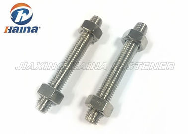 Acciaio inossidabile A4 304 di M8x60mm 316 tutti gli Antivari e dadi completamente infilati