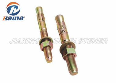 Lo zinco giallo M8x25 ha placcato l'ancora di Bolt del cuneo del acciaio al carbonio di espansione