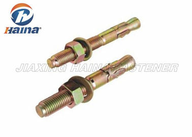 Lo zinco giallo M8x25 ha placcato l'ancora di Bolt del cuneo del acciaio al carbonio di espansione