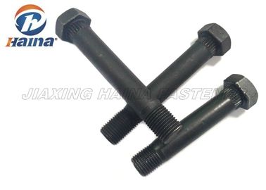 Testa di bulloni della testa esagonale del filo del nero dell'ANSI/ASTM/ASME Gr5 dell'OEM la mezza si serra con le godronature sotto si dirige verso il motore