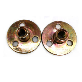 La base rotonda Brad Hole Round inserisce il dado resistente alla corrosione del T