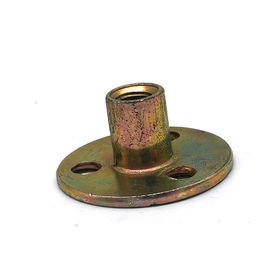 Zinco di dimensione di acciaio al carbonio placcato intorno al dado basso Brad Hole Tee Nut di T
