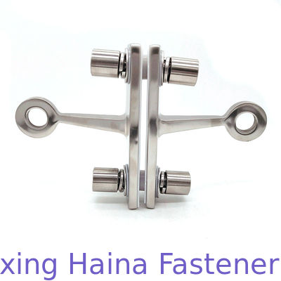 Due montaggio di vetro della parete divisoria della facciata della lucidatura SS316 di armi