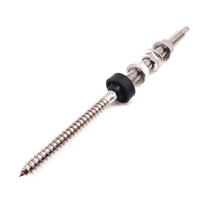 Fastener M8 M10 M12 Solar Mounting Accessories hanger bolt and flange nut